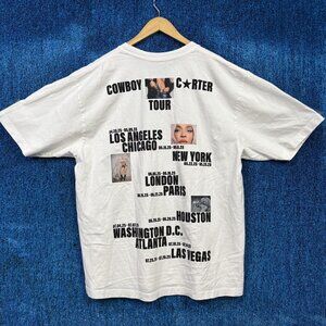 Beyoncé The Official Cowboy Carter Tour Stops Country Tee XL